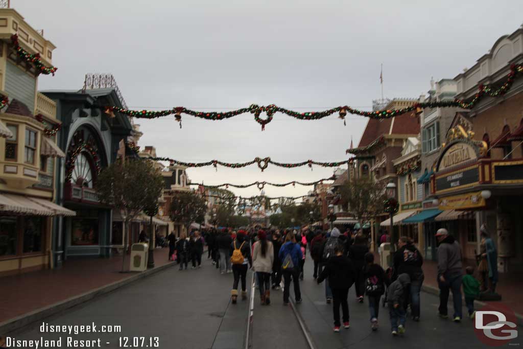 Making my way down Main Street USA