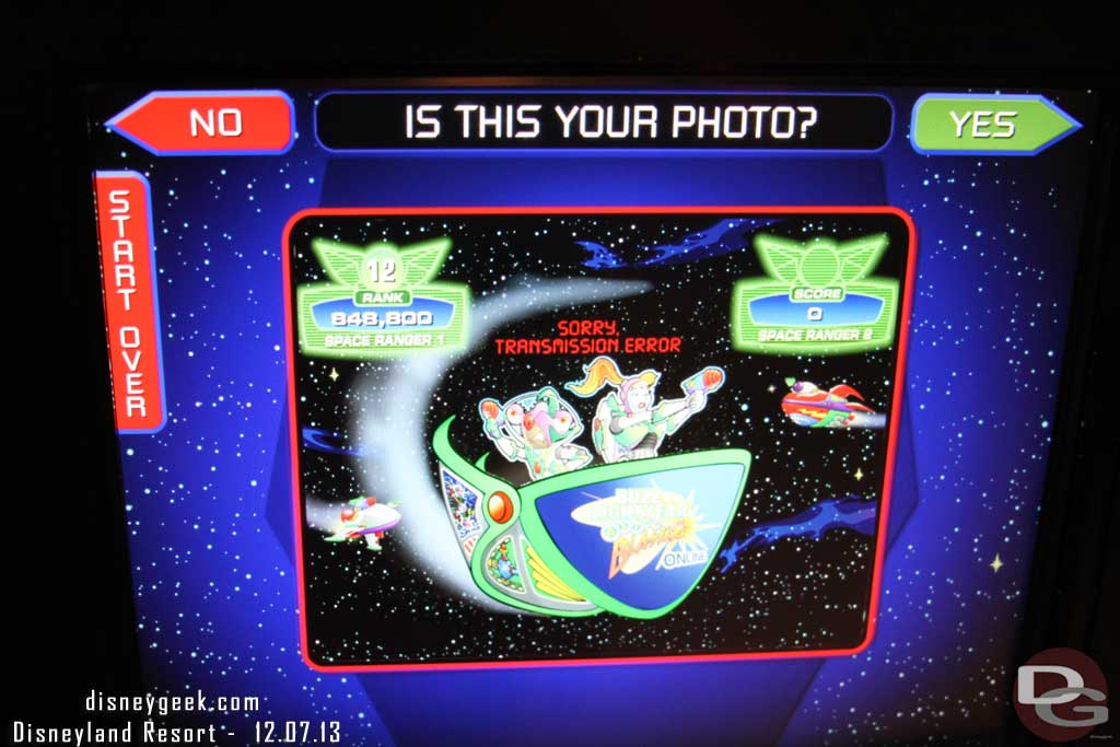 Went for a spin on Buzz and had a great score, but somehow it lost my picture..  oh well.