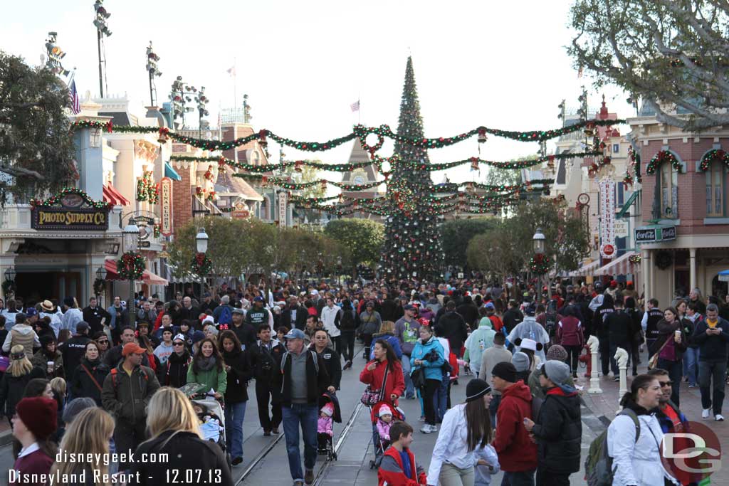 Main Street was alive with activity.