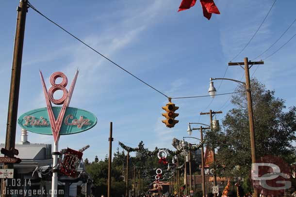 Looking up Route 66