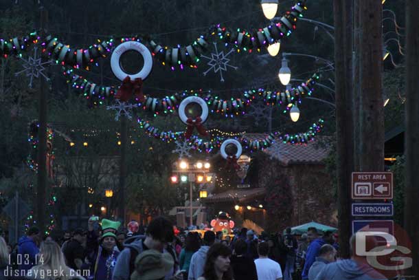 A look around Cars Land now.