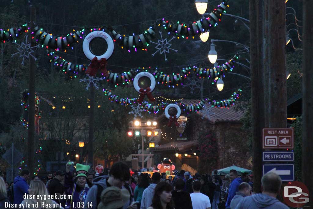 A look around Cars Land now.