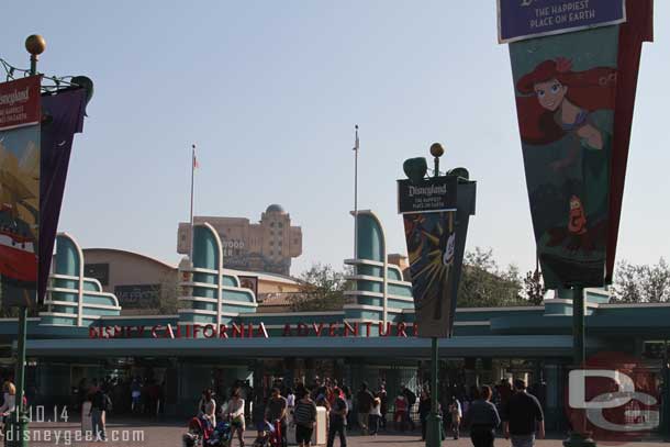 No line to get into DCA and all signs of Christmas are gone.