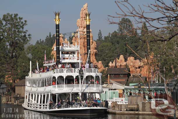 The Mark Twain is still sailing the Rivers of America.