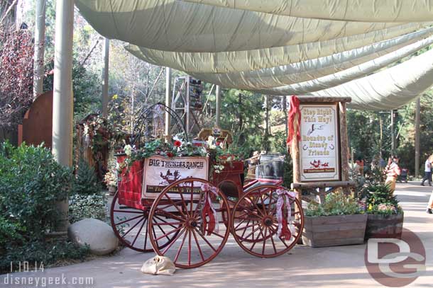 The Frontierland Troupe has moved into the Jamboree area.