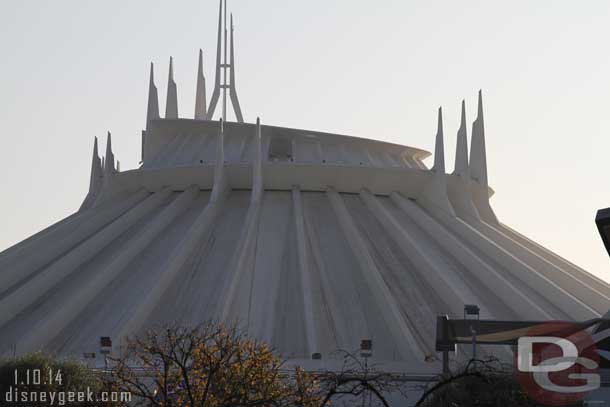 I read they are starting to clean Space Mountain.  It needs it.