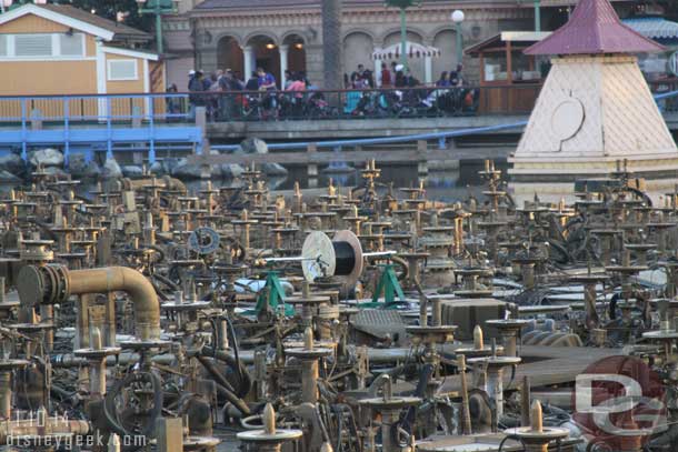 And World of Color is not being performed so some work can be done on the fountains.