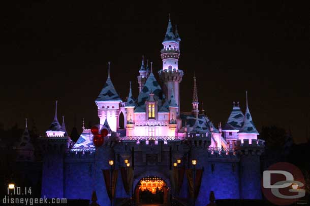 Sleeping Beauty Castle.  Almost think they should leave the snow up in the winter.