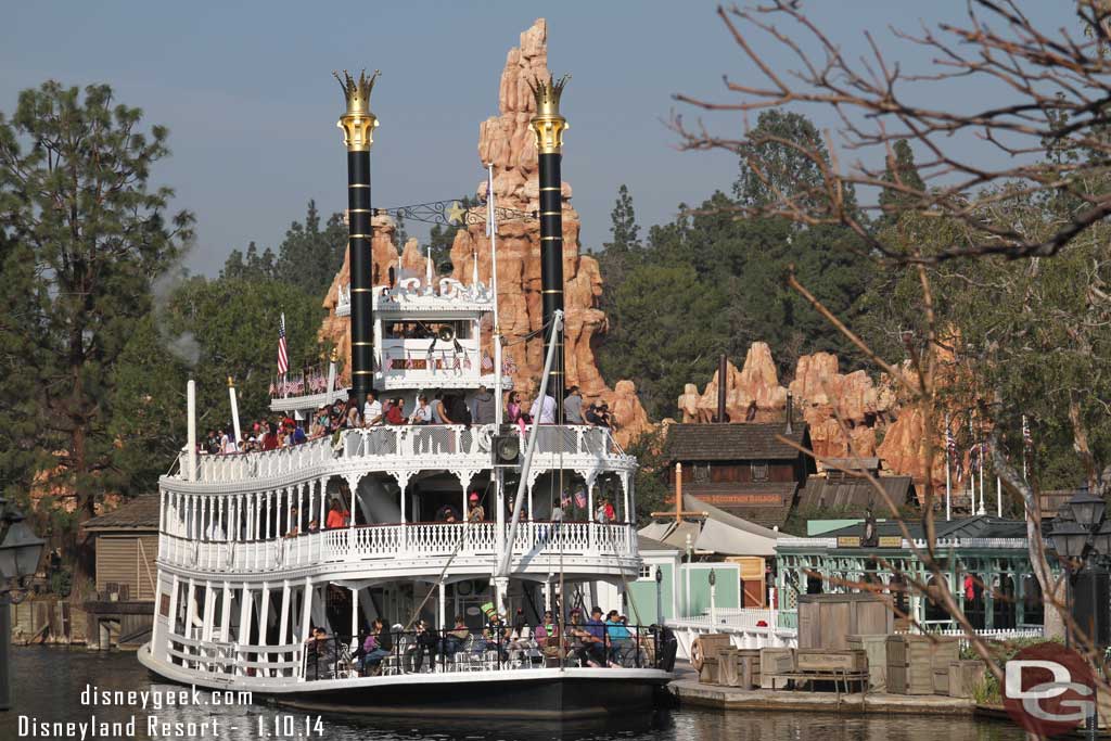 The Mark Twain is still sailing the Rivers of America.