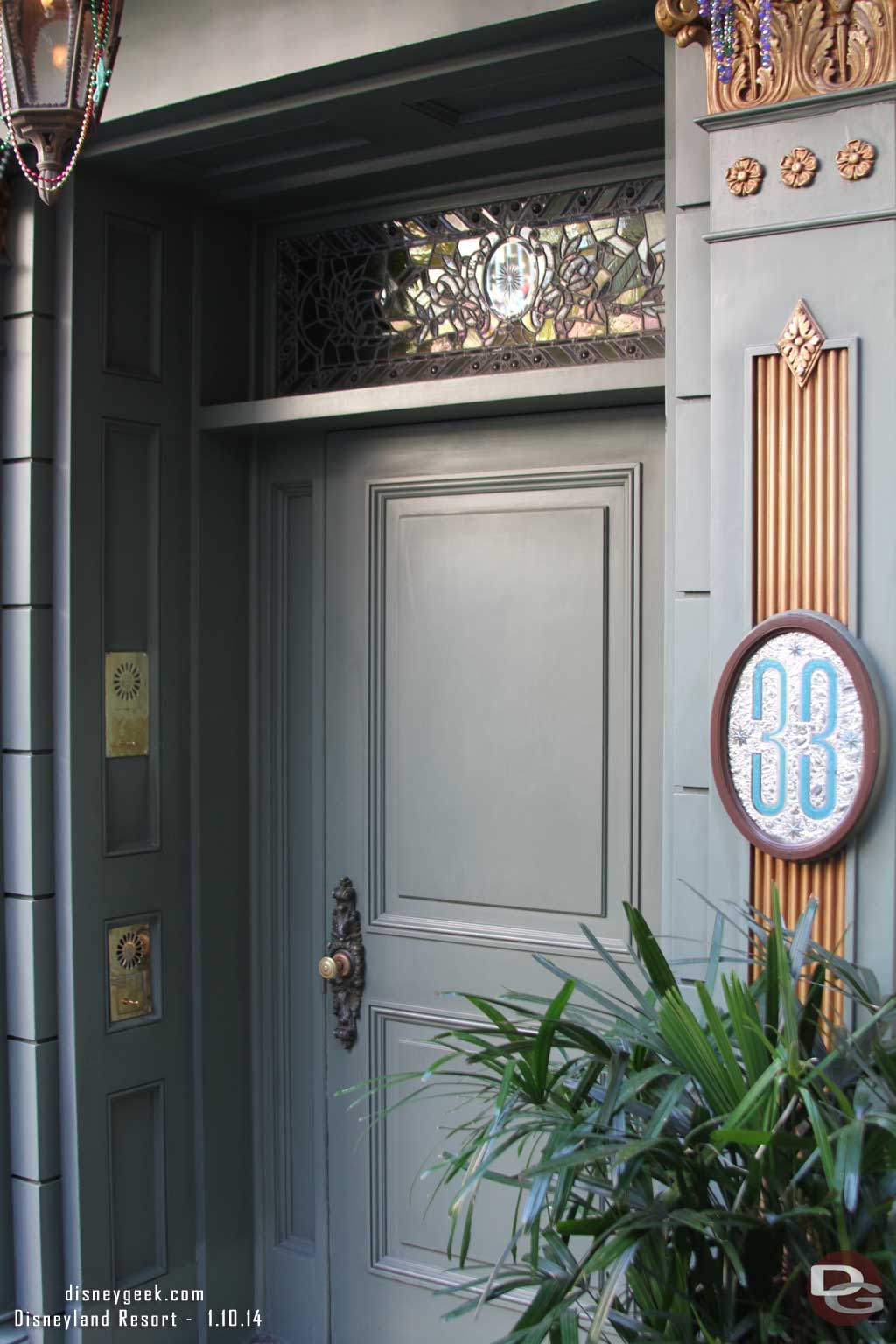 The old Club 33 entrance.