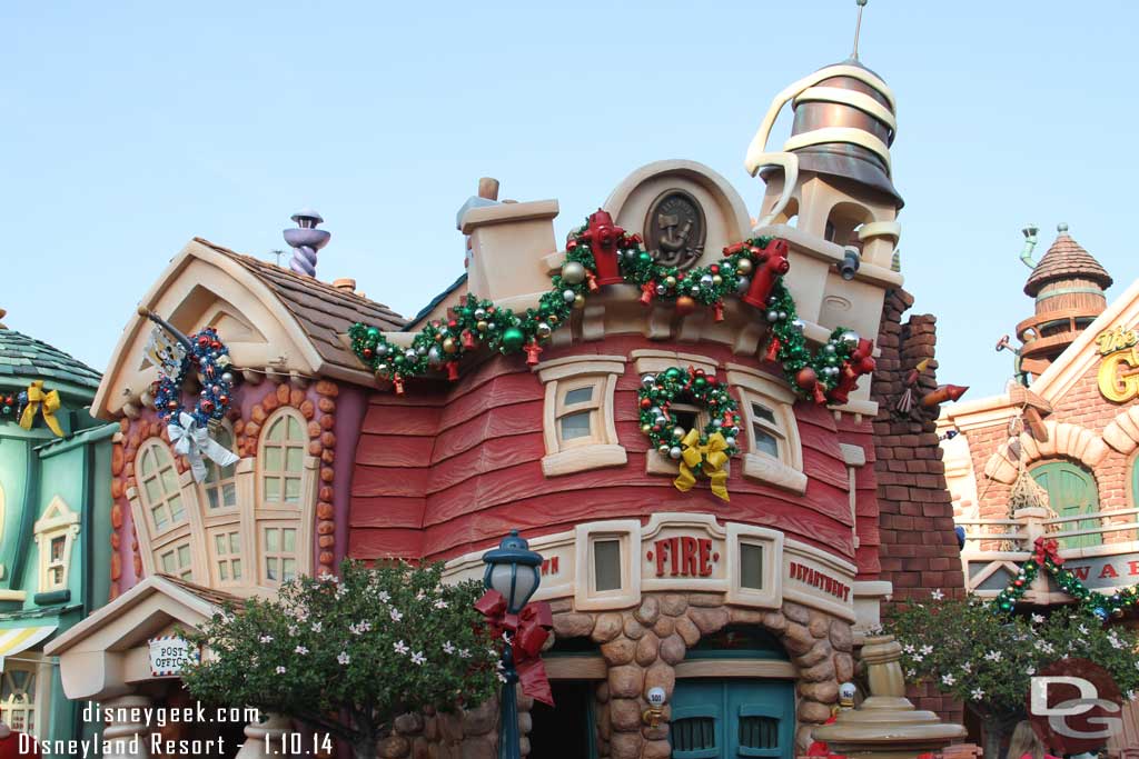 Toontown is still decorated too.