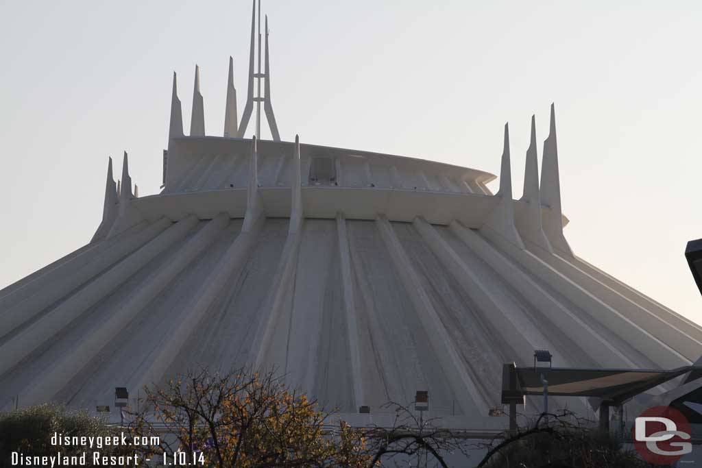 I read they are starting to clean Space Mountain.  It needs it.