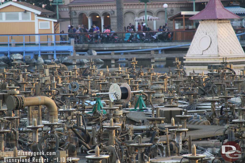 And World of Color is not being performed so some work can be done on the fountains.