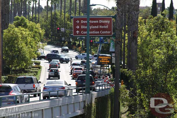 I arrived at the Disneyland Resort around 1pm.  Disneyland Drive had a fair amount of traffic due to Fitness Expo and they were directing cars away from the garage.