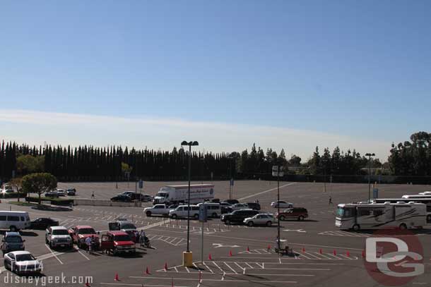 The Pinocchio Lot was not being used yet, except for a very small number of spots.