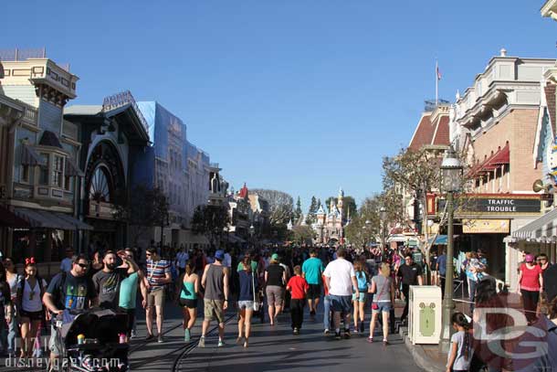 Main Street had a fair number of guests.  