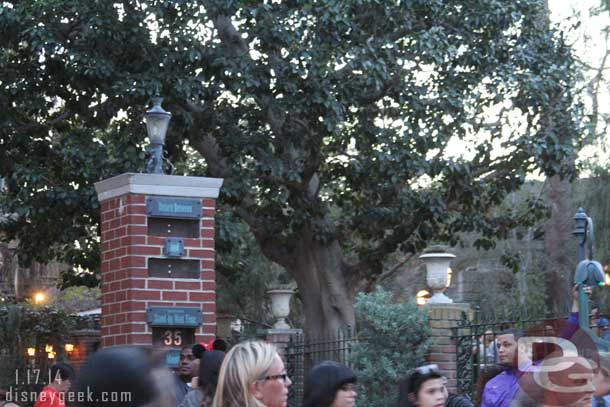 The Haunted Mansion was still at 35 minutes.