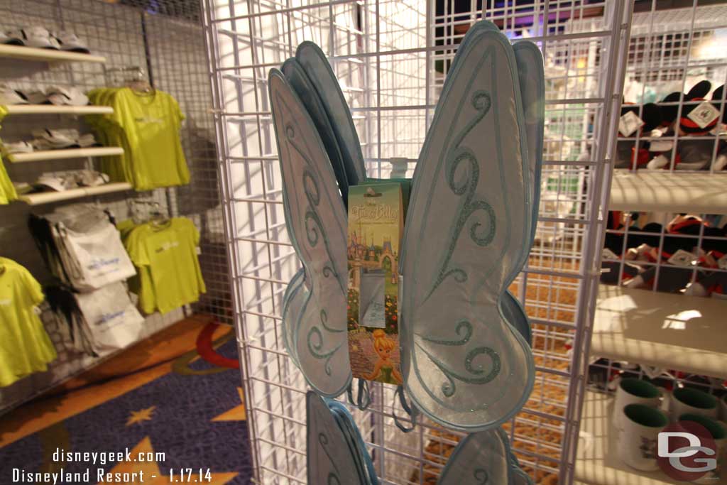 Plenty of sets of wings for sale both at the Disney area and other venders.