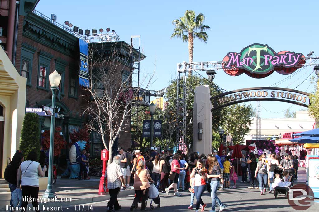 A good crowd for the Monsters University Meet and Greet.