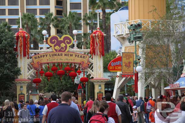 This weekend the Disneyland Resort is celebrating the Lunar New Year with activities in Paradise Gardens and Downtown Disney.