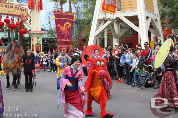 And of course Mulan and Mushu