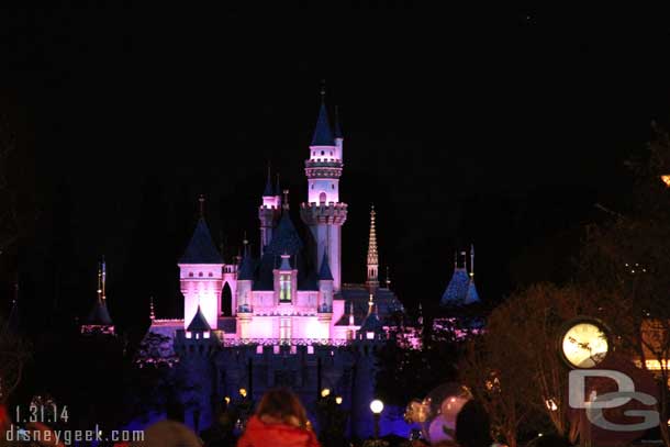 Sleeping Beauty Castle as I waited for Remember.