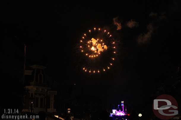 I closed out my evening with the fireworks before heading home.