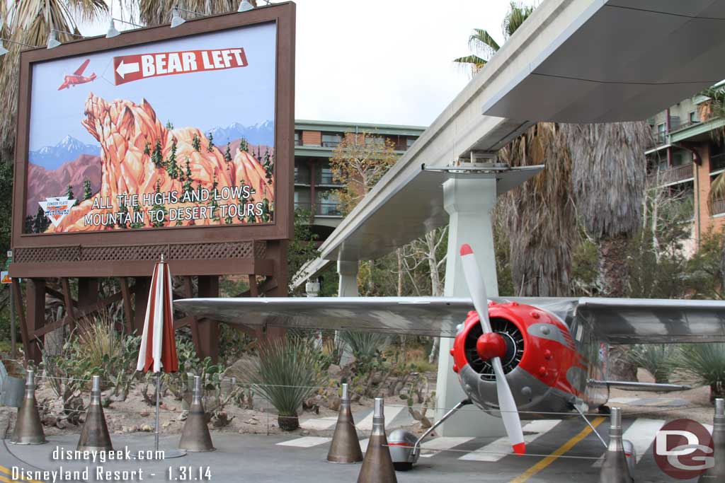 Noticed the billboard in Condor Flats is back to normal.  The Planes characters are gone.