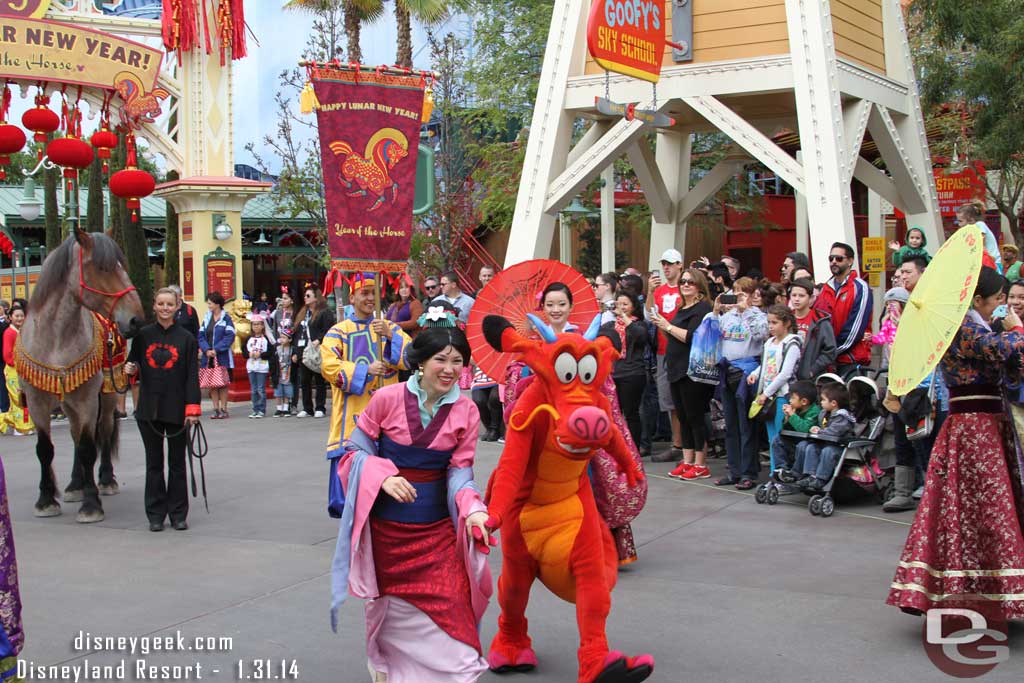 And of course Mulan and Mushu