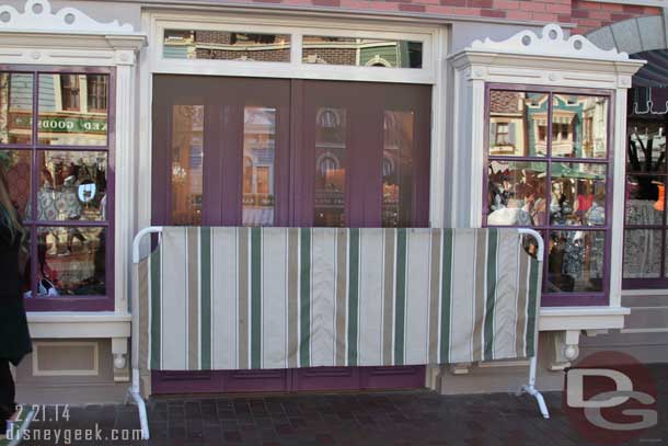 Still working on this door on Main Street.