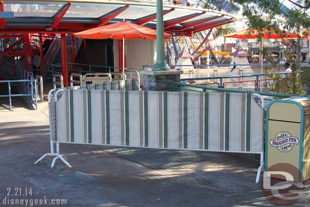 The Lemonade stand near the Zephyr is still gone.