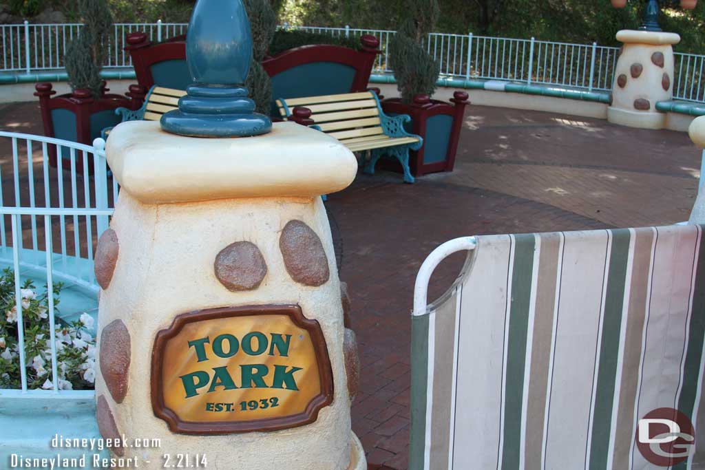 The park was closed this afternoon.