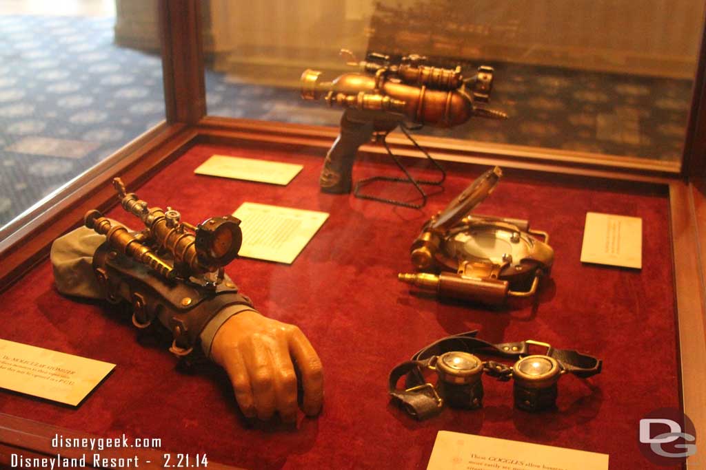 Inside several props/items from the Disney Channel movie Girl vs Monster.