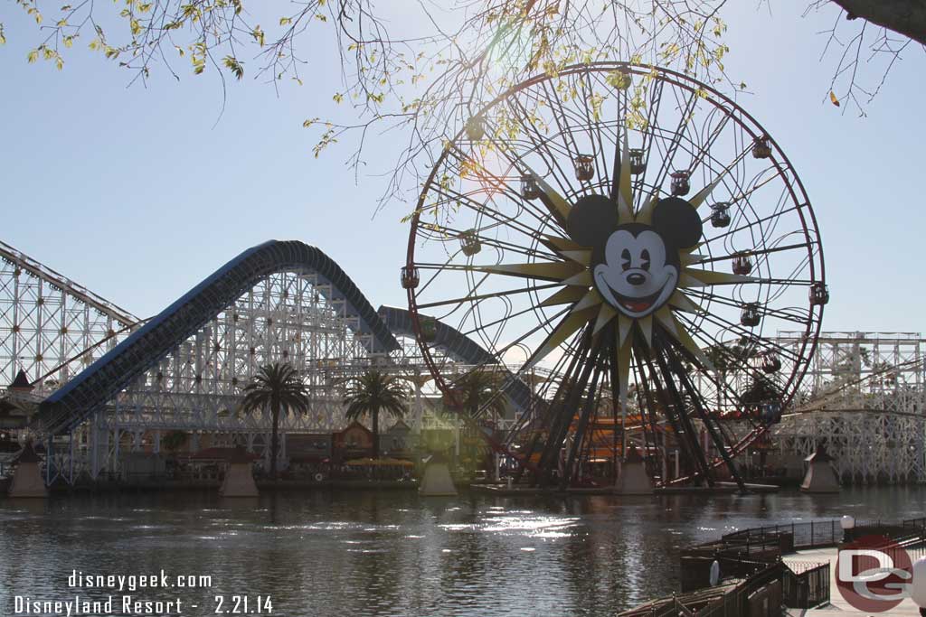 Out to Paradise Pier.  Noticed the WoC fountains were down between Instant Concerts.  Nice to see clean views of the bay.