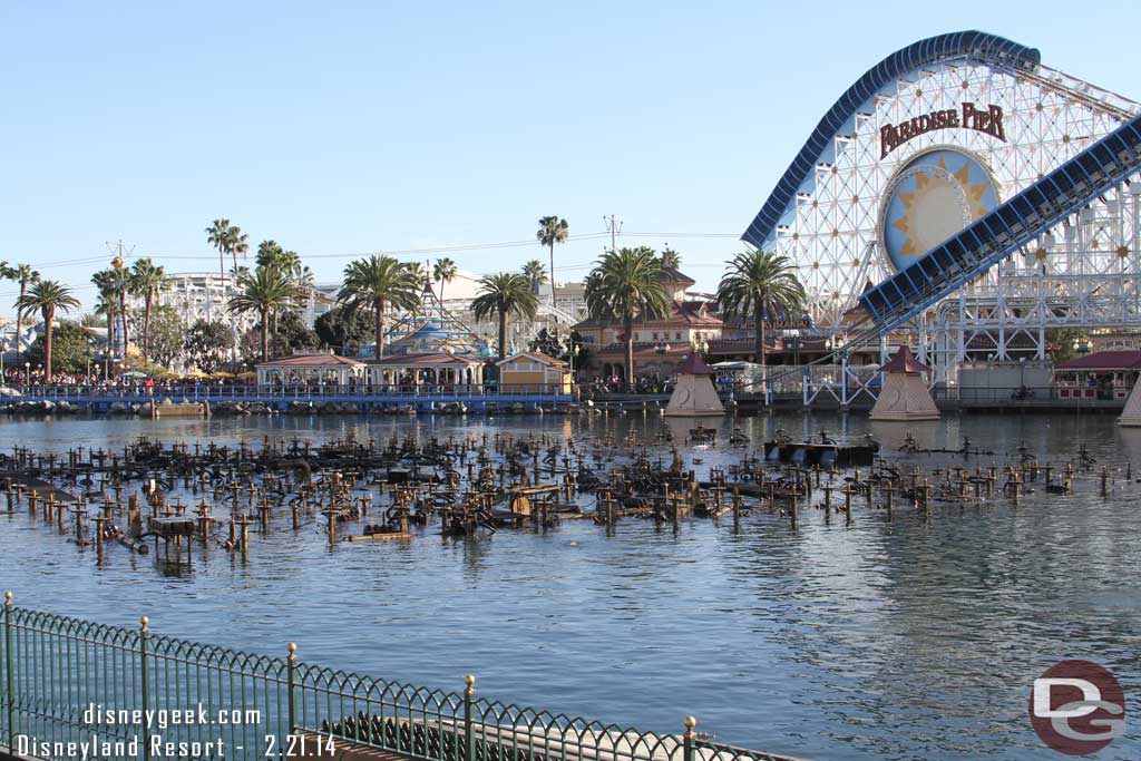 The fountains were brought up for the next Instant Concert