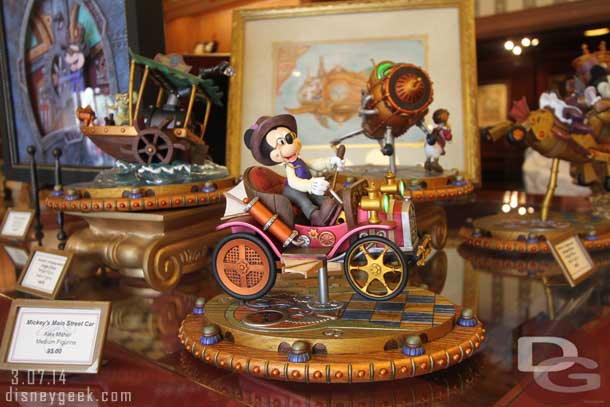 First up a look at some of the merchandise in the Disneyana store.  Mickeys Main Street Car - $95