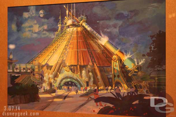 Space Mountain Overall Exterior - Disneyland Paris - Tim Delaney  (1987)