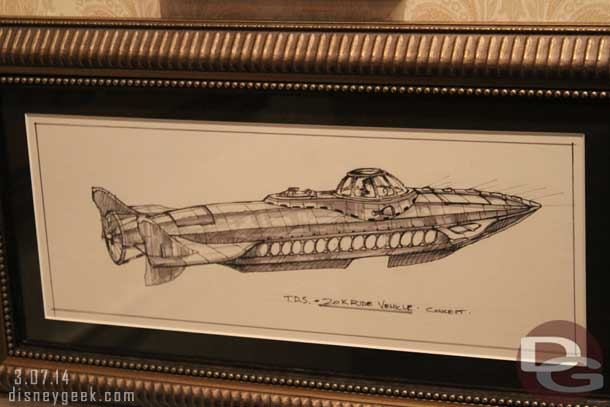 20,000 Leagues Under the Sea Ride Vehicle Concept - Tokyo DisneySea - Scott Sinclair (1993)