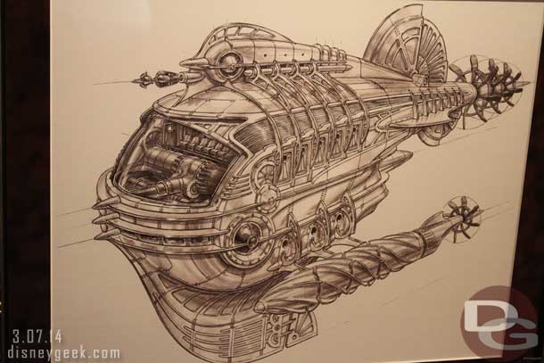 Storm Rider Vehicle Concept - Tokyo DisneySea - Gil Keppler (1997)