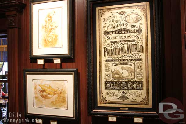 Returning to the Disneyana gallery to look at the artwork there.