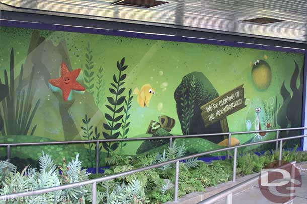 The walls around the sub lagoon received some artwork since my last visit.  