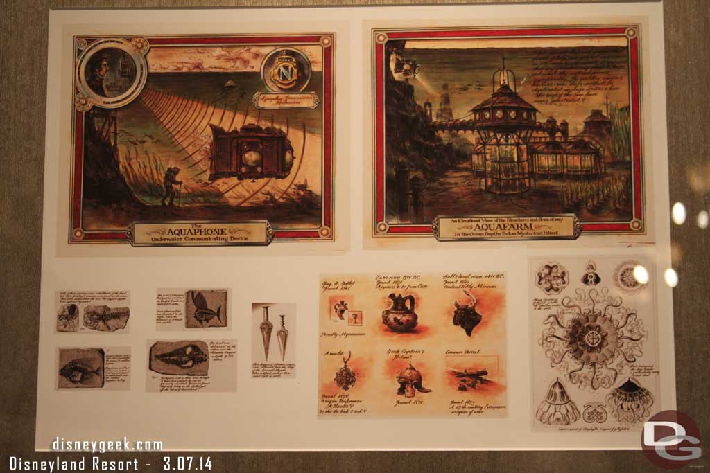 20,000 Leagues Under the Sea Pre-show Prop Rendering for Tokyo DisneySea by Scott Sherman (1999)