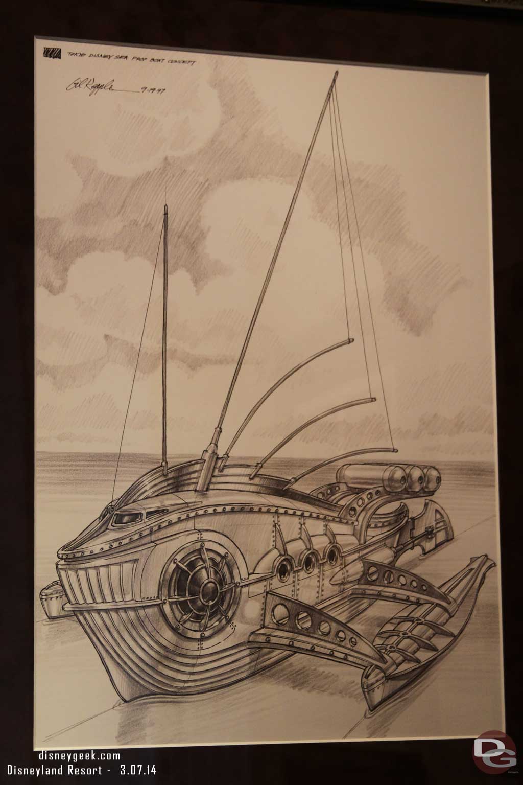 Port Discovery Prop Boat Concepts - Tokyo DisneySea - Gil Keppler