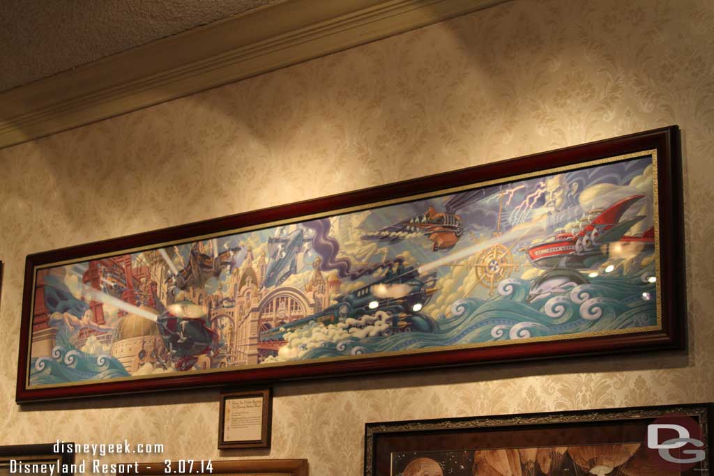 Disney Sea Electric Railway Port Discovery Station Mural - Tokyo DisneySea - Gil Keppler (1997)