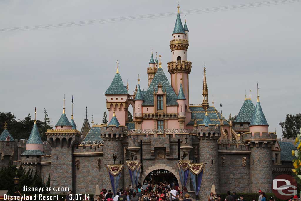 Sleeping Beauty Castle this afternoon