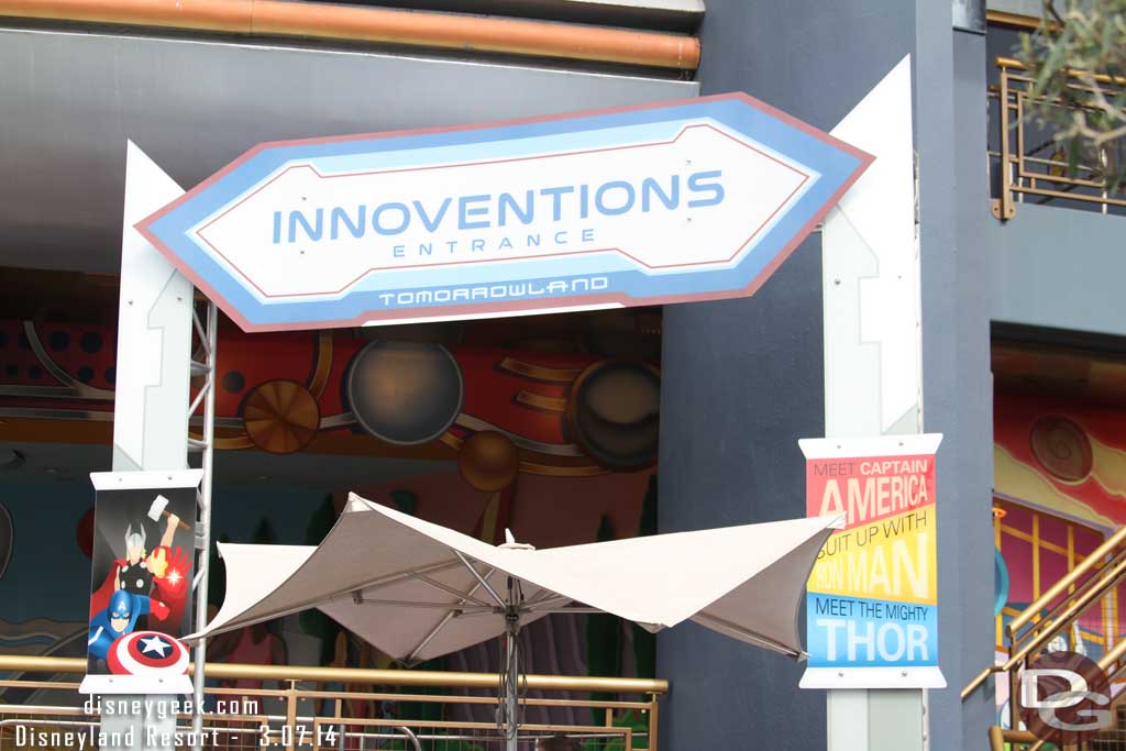 Really seems like it needs a new name now.. Innoventions does not really seem to work with what is inside.  And wonder how many more years on the contract for the down stairs exhibits.. seems it really needs to be done.