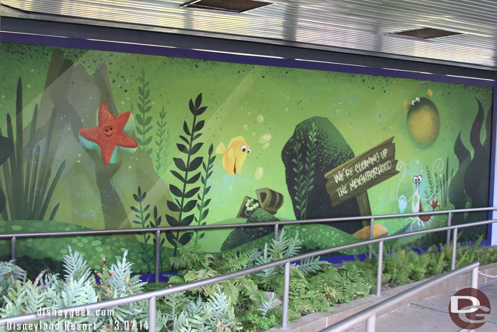 The walls around the sub lagoon received some artwork since my last visit.  