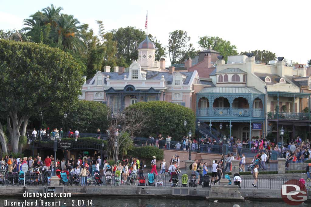 New Orleans Square from the Island stage.