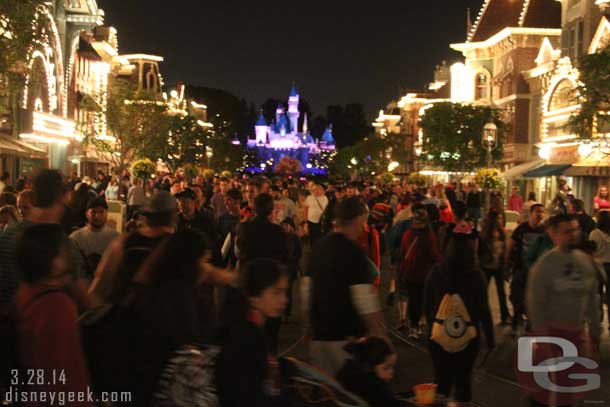 Main Street was busy as to be expected on a Friday night during Spring Break season.