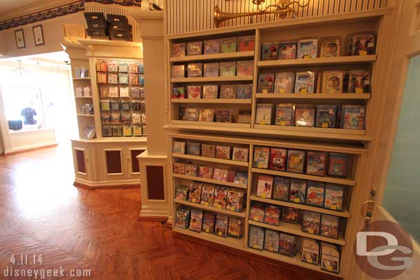 And one wall of music and home video.